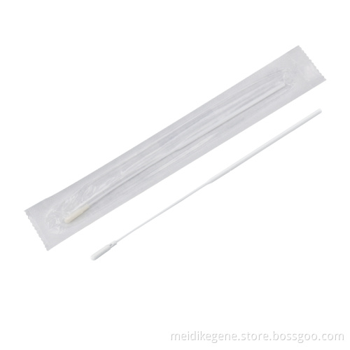 Disposable Sterile Foam Nasopharyngeal Swab for Biological Specimen Collection and Elution